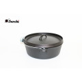 Amazon Cast Iron Camp Dutch Oven, 6 quart